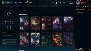 CONTA DE LOL PLATINA 4 - League of Legends