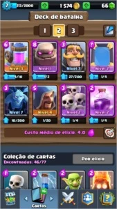 Conta clash royale/clans barato