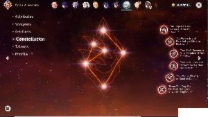 Conta Genshin Impact, Jogada desde do 1.0, 3 Cinco * C6.