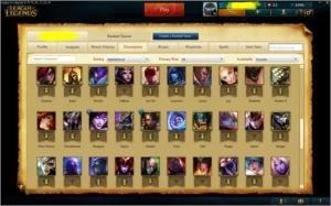 Conta League of Legends Platina V LOL