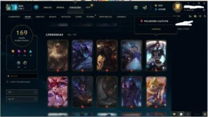 VENDO CONTA DE LEGUE OF LEGENDS - League of Legends LOL