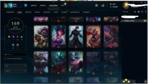VENDO CONTA DE LEGUE OF LEGENDS - League of Legends LOL