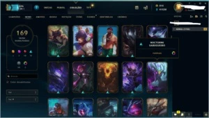 VENDO CONTA DE LEGUE OF LEGENDS - League of Legends LOL