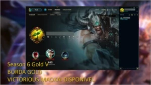 Conta League Of Legends Gold V - 10 Skins, 31 Champions LOL