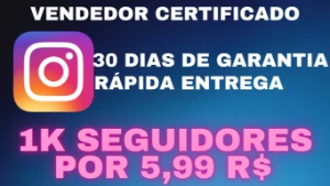 1K SEGUIDORES INSTAGRAM  5,99 R$ (PROMOÇÃO) - Redes Sociais