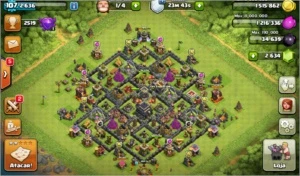 Conta CV9 TROPAS FULL 2600 GEMAS - Clash of Clans