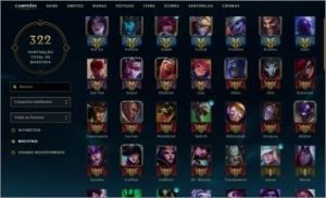 Conta Diamante 3, S8 Diamante 5, 94 champions, 34 Skins. - League of Legends LOL