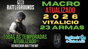 PUBG STEAM E MOBILE - MACRO NO RECOIL - 2026