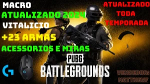 PUBG STEAM E PUBG LITE - MACRO (VITALICIO) MOUSES LOGITECH