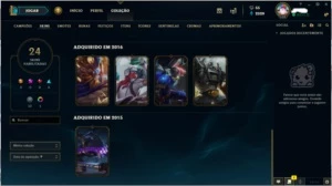 Conta De Lol Ouro V - League of Legends