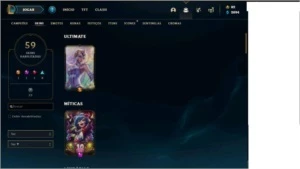 Conta lol+Nanatsu+ saint seiya awakening - League of Legends