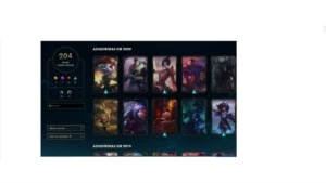 Conta de Lol Platina 3 lv 219 com todos os champions - League of Legends