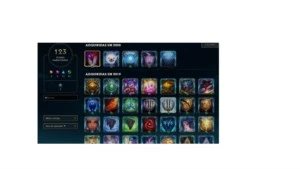 Conta de Lol Platina 3 lv 219 com todos os champions - League of Legends