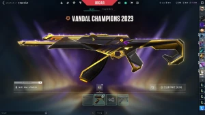 Conta valorant plat 1, skin champions 2023