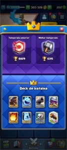 Conta CR lvl 13 com 11 passes royales e 2.6 full - Clash Royale