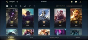 Conta Wild Rift, 57 Skins, Esmeralda 1 - League of Legends: Wild Rift LOL WR