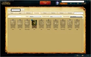 League of Legends - 124 campeoes - 62 skins - Skins Raras LOL