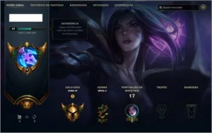 CONTA GOLD 4 - League of Legends LOL