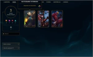 CONTA GOLD 4 - League of Legends LOL