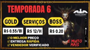 DIABLO 4 - Temporada 6 - GOLD | ITENS E SERVIÇOS - Blizzard