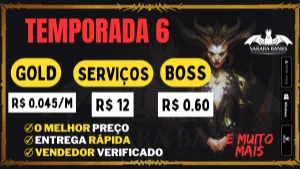 DIABLO 4 - Temporada 6 - GOLD | ITENS E SERVIÇOS - Blizzard