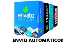 Canva PRO + Envato Elements + Place It + Canva + Mockups - Softwares e Licenças