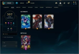 Conta de League of legends e Valorant LOL