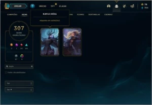 Conta de League of legends e Valorant LOL