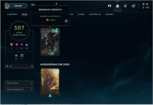 Conta de League of legends e Valorant LOL