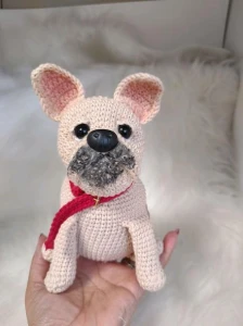 Cachorrinho Buldogue Francês - Artesanato e Personalizados