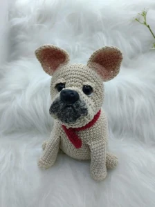 Cachorrinho Buldogue Francês - Artesanato e Personalizados