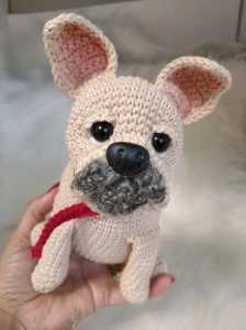 Cachorrinho Buldogue Francês - Artesanato e Personalizados