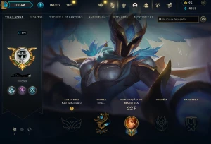 Conta Lol Full Acesso - Lvl 195 - 42 Skins - 130+ Campeões - League of Legends