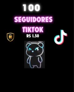 100 Seguidores Tiktok R$ 1,50 - Social Media