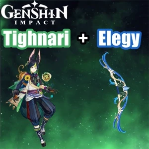 Conta Genshin Impact AR 5 com Tighnari e Elegy