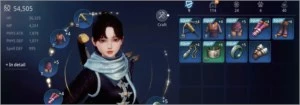 level 55, 50k de power, arbalist [NA3]102 - MIR4