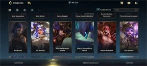 WILD RIFT SEM LOGIN RIOT CRIADO; 44 SKINS; 5 LENDÁRIAS{SETT} - League of Legends: Wild Rift LOL WR