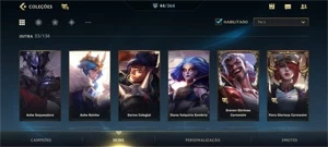 WILD RIFT SEM LOGIN RIOT CRIADO; 44 SKINS; 5 LENDÁRIAS{SETT} - League of Legends: Wild Rift LOL WR