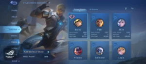 Conta Honra Mítica 30 Stars - 85% WR - Mobile Legends