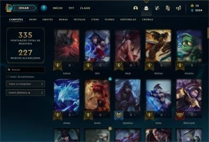 Conta league of legends muito boa LOL