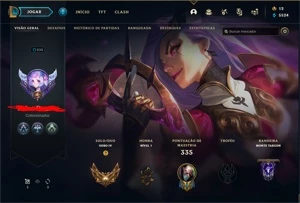 Conta league of legends muito boa LOL