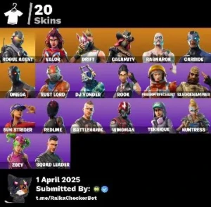 Conta fortnite