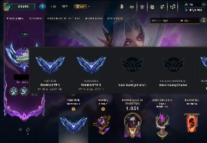 Conta LOL +10 anos 90k essência - 424 skins - 200 chromas - League of Legends