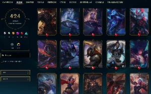 Conta LOL +10 anos 90k essência - 424 skins - 200 chromas - League of Legends