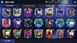 CONTA FIFA MOBILE LEVEL 28 COM GER 106