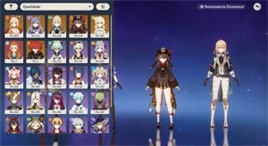AR46 - Yoimiya, Hutao, Jean, Keqing, Diluc, Espada Celestial - Genshin Impact