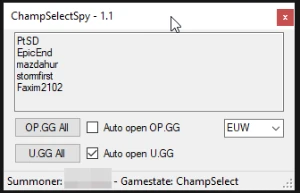ChampSelectSpy 🢔 indetectável 🢖League Of Legends - Outros