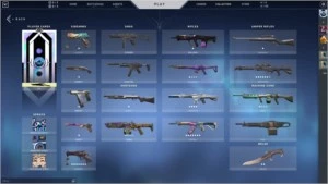 Conta Valorant Platina - Com muitas skins e facas