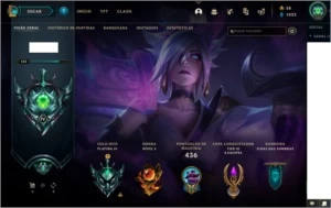 CONTA LOL 284 SKINS LVL 182 FULL CHAMPS, PLAT IV - League of Legends