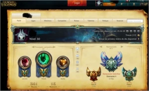 Conta Diamante 5 borda mestre - League of Legends LOL